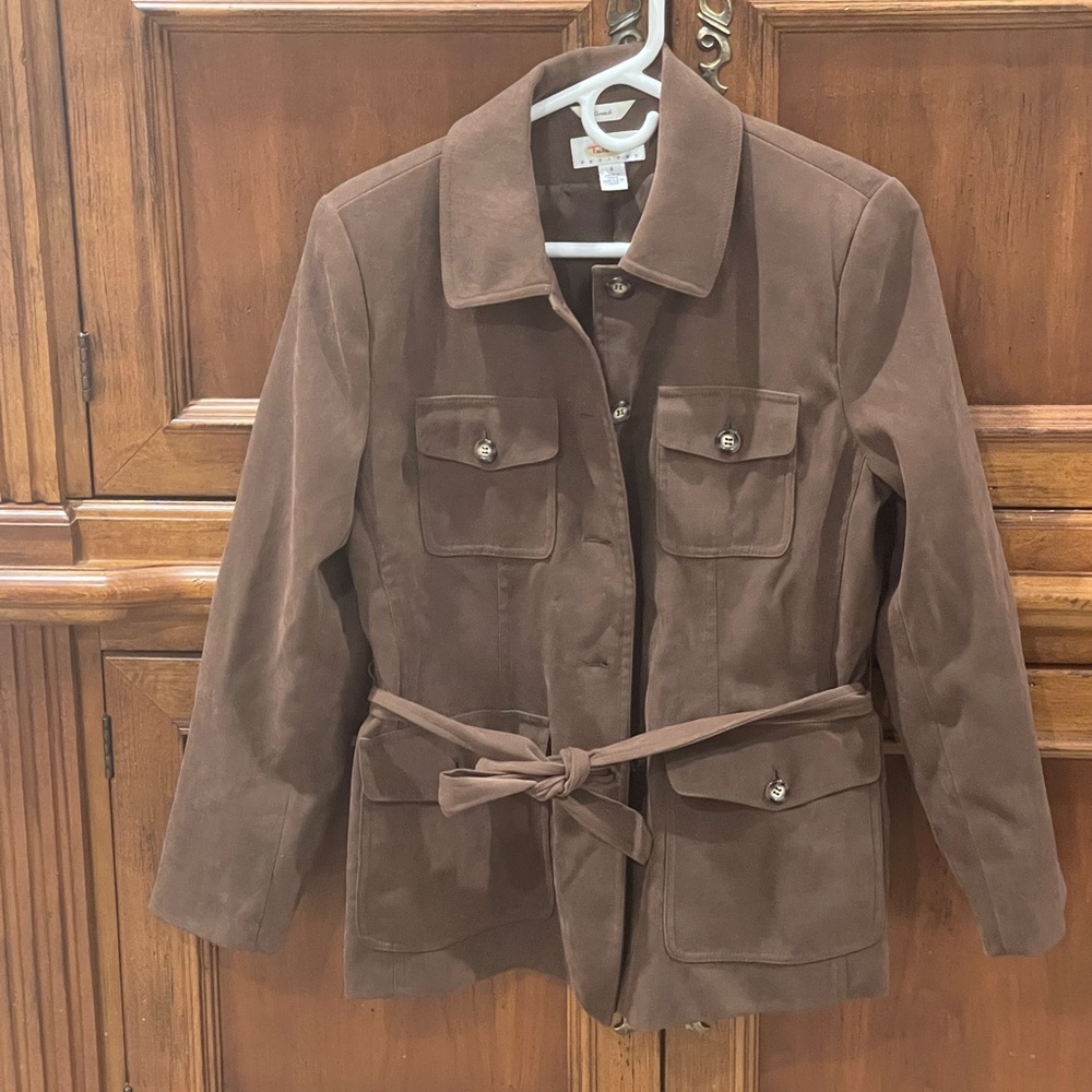 Talbots Vintage Suede Effect Jacket